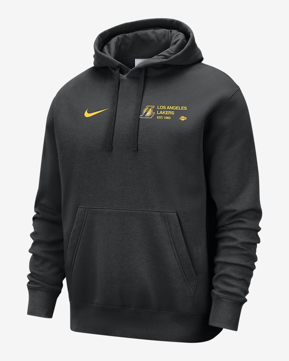 Los Angeles Lakers Club Courtside Men s Nike NBA Pullover Hoodie